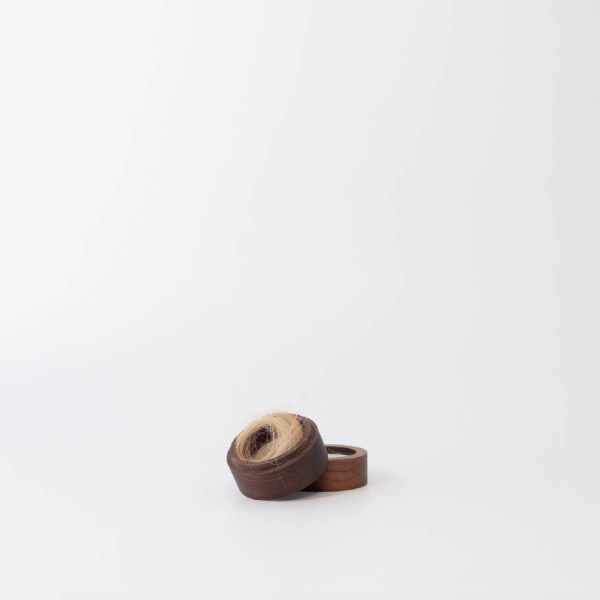 Pet keepsake. Walnut fur memorial with viewing window.