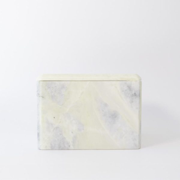 Buddy pet urn. Image of marble chest urn in emerald.